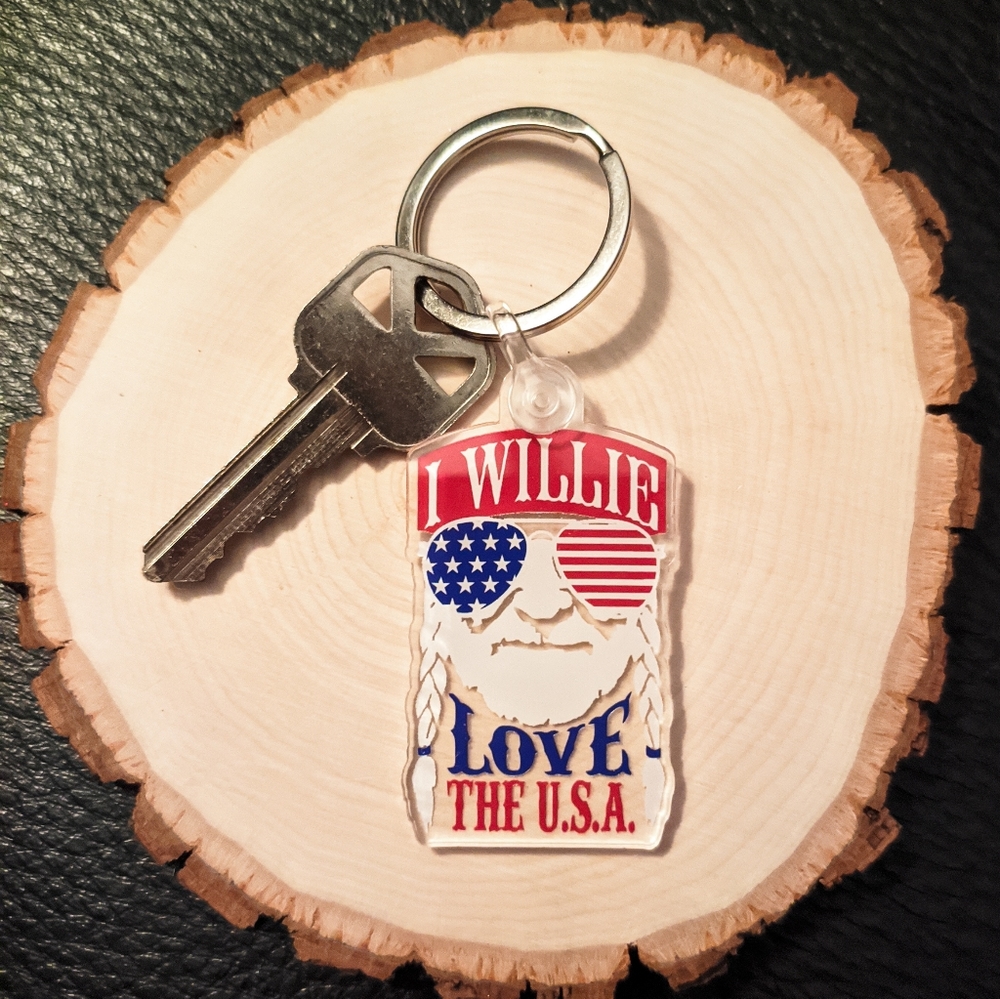 Willie Nelson Keychain